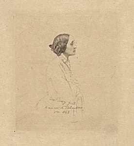 Portrait of Comtesse A. Thibaudeau by Léopold Flameng