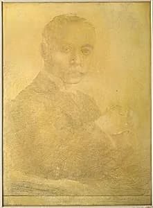 Portrait of Edward D. Adams by Alphonse Legros|Edward Dean Adams