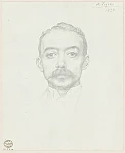 Portrait of Edward D. Adams by Alphonse Legros|Edward Dean Adams