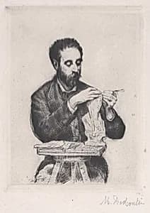 Portrait of Emile Soldi by Marcellin Desboutin|Emile Soldi-Colbert
