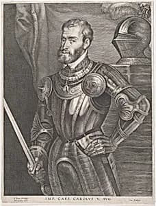 Portrait of Emperor Charles V by Lucas Vorsterman I|Peter Paul Rubens|Charles V, Holy Roman Emperor|Titian (Tiziano Vecellio)|Peter Paul Rubens