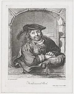 Portrait of Ferdinand Bol by Adam von Bartsch|Ferdinand Bol|Ferdinand Bol|G. Eduard Müller