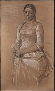 Portrait of Frederikke Tuxen by Peder Severin Krøyer