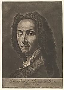 Portrait of Giovanni Battista Piazzetta by Johann Gottfried Haid|Giovanni Battista Piazzetta|Johann Christian Leopold