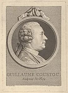 Portrait of Guillaume Coustou by Augustin de Saint-Aubin|Charles Nicolas Cochin II