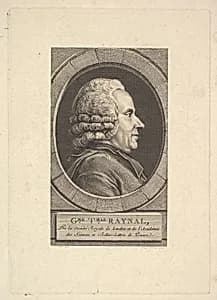 Portrait of Guillaume-Thomas Raynal by Augustin de Saint-Aubin|Charles Nicolas Cochin II