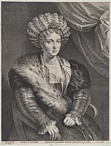 Portrait of Isabella d'Este by Peter Paul Rubens|Lucas Vorsterman I|Peter Paul Rubens|Titian (Tiziano Vecellio)|Isabella d'Este, Marchesa of Mantua