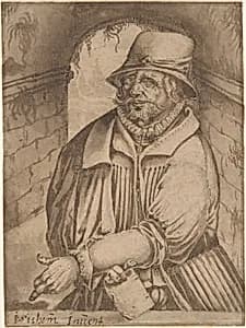 Portrait of Jan Hus by Christoffel van Sichem I