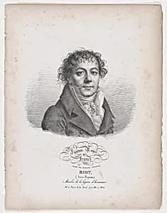 Portrait of Jean-Baptiste Biot by Jules Boilly