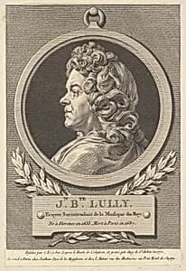 Portrait of Jean-Baptiste Lully by Augustin de Saint-Aubin|Charles Nicolas Cochin II|Gaspard Colignon|François Joullain|Augustin de Saint-Aubin