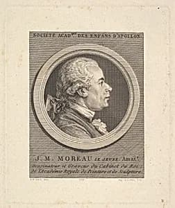 Portrait of Jean-Michel Moreau by Augustin de Saint-Aubin|Charles Nicolas Cochin II|Jean Michel Moreau the Younger