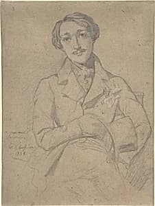 Portrait of Jennins by Théodore Chassériau