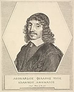 Portrait of Leonardos Philaras by Claude Mellan|Leonardos Philaras