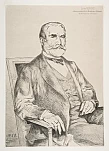 Portrait of Louis Robert by Félix Bracquemond|Louis Robert