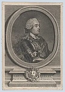 Portrait of Louis XV by Gilles Jacques Petit|Jean Etienne Liotard