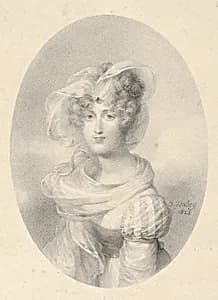 Portrait of Madame Ditte-Harmite by Jean-Baptiste Isabey