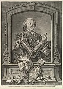 Portrait of Maréchal de Lowendal by François Boucher|Nicolas de Larmessin III