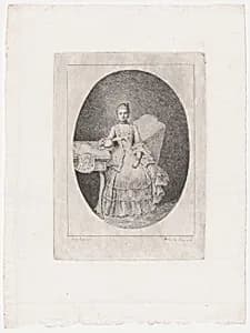 Portrait of Marguerite Le Comte by Etienne de Lavallée-Poussin|Claude Henri Watelet