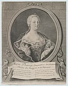 Portrait of Marie-Thérèse by Johann Christoph Reinsperger|Jean Etienne Liotard