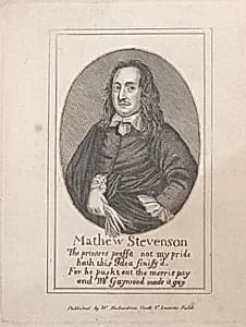 Portrait of Mathew Stevenson by William Richardson