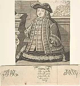 Portrait of Matthias Buchinger (1674-1739) by Anonymous