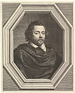 Portrait of Nicolas Chrystin by Jean Morin|Anthony van Dyck