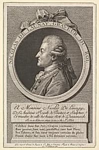 Portrait of Nicolas de Launay by Augustin de Saint-Aubin|F. Huot|Nicolas de Launay