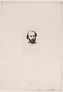 Portrait of Octave Feuillet by Marcellin Desboutin|Octave Feuillet