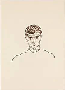 Portrait of Paris von Gütersloh by Egon Schiele