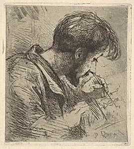 Portrait of Paul Rajon by Emile Boilvin|Paul Adolphe Rajon