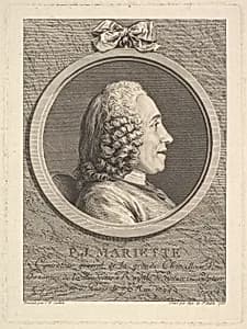 Portrait of Pierre-Jean Mariette by Augustin de Saint-Aubin|Charles Nicolas Cochin II|Pierre Jean Mariette