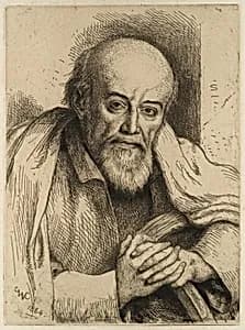 Portrait of Samuel Palmer by Samuel Palmer|Charles West Cope