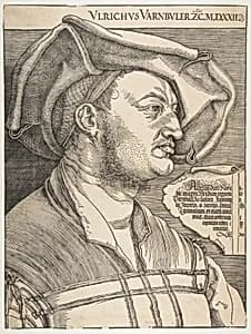Portrait of Ulrich Varnbuler by Albrecht Dürer