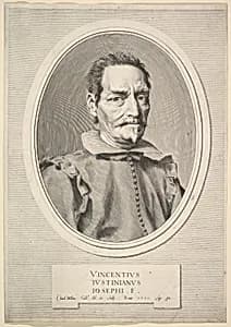 Portrait of Vicenzo Giustiniani by Claude Mellan|Vicenzo Giustiniani
