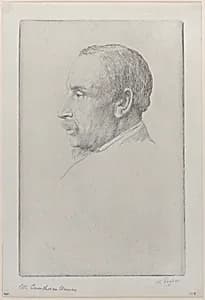 Portrait of William Cawthorne Unwin by William Cawthorne Unwin|Alphonse Legros