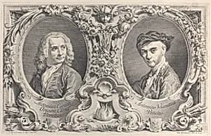 Portraits of Canaletto and Visentini