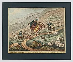 Posting in Scotland by Hannah Humphrey|Charles Loraine Smith|James Gillray