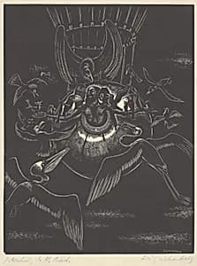 Preaching to the Birds by Fritz Eichenberg|WPA