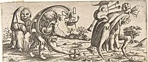 Procession of Monstrous Figures by Wendel Dietterlin, the Younger