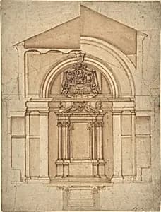 Project for an Altar by Anonymous, Italian, 17th century