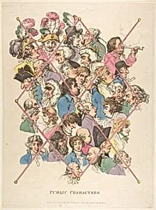 Public Characters by Thomas Rowlandson|Rudolph Ackermann, London|George Murgatroyd Woodward