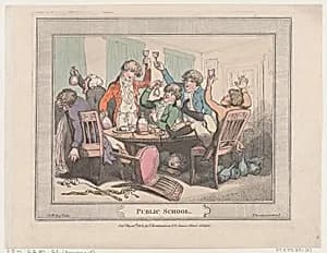 Public School by Thomas Rowlandson|James Brydges Willyams|Thomas Rowlandson
