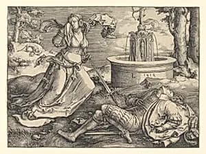 Pyramus and Thisbe by Lucas van Leyden