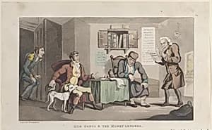 Quae Genus & The Money Lenders by Thomas Rowlandson|Rudolph Ackermann, London|William Combe|J. Diggens