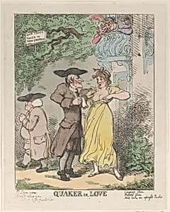 Quaker in Love by Thomas Rowlandson|Charles Dibdin