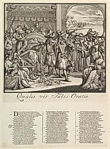 Qualis vir Talis Oratio by Romeyn de Hooghe