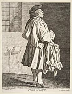 Rabbit Pelt Peddler by Edme Bouchardon|Anne Claude Philippe de Tubières, comte de Caylus|François Joullain