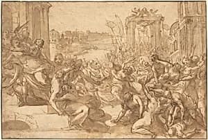Rape of the Sabines by Hans Rottenhammer I