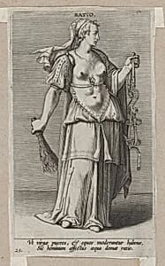 Ratio, from "Proposopographia" by Philips Galle