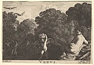Realm of Venus by Adam Elsheimer|Wenceslaus Hollar